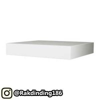 1 Rak Dinding, Minimalis, Gantung, Melayang, Kayu Uk. 30 x 25 x 3.8 cm