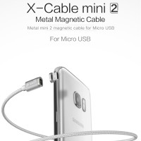 Jual WSKEN X-CABLE Mini 2 Magnetic Cable Micro USB &Lightning USB Charger Murah