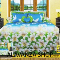 Sprei MY LOVE Bantal 4 KING 180 x 200 MURAH Motif SAMMA