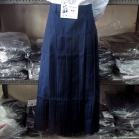 Rok Panjang Rempel Bawah Pinggang Biru No. S, M, L (Seragam SMP)
