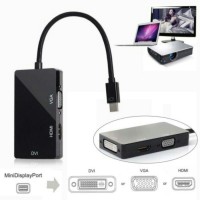 Jual thunderbolt / mini display port to HDMI/VGA/DVI Murah