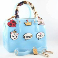 Jual TAS FASHION WANITA IMPORT FURLA CHARACTER JELLY TERMURAH Murah