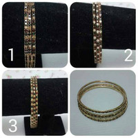 Gelang Keroncong India 6 Mata Aneka Motif - 1113 HDAC