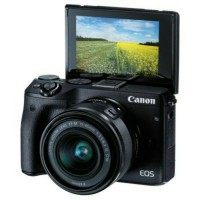 KAMERA MIRRORLES CANON EOS M3 BLACK / HITAM LENSA KIT 15-45mm IS STM