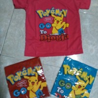 Jual Kaos oblong jogja untuk anak - anak ukuran M & S PE lengan pendek Murah