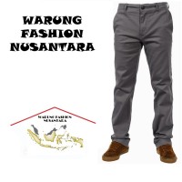 Jual Celana Chino Panjang Abu Tua Murah