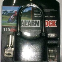 ALARM LOCK GEMBOK SEPEDA MOTOR PAGAR ANTI MALING BERSUA Murah