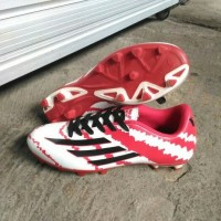 Sepatu Bola Adidas Messi F10 - Red/White/Black