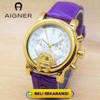 Jam Tangan Wanita Aigner Blossom Super Purpel Color Fashion Supplier