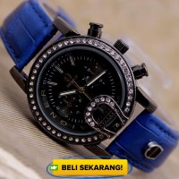 Jam Tangan Wanita Aigner Disny Blue In Black Color Fashion Limited