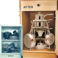 Jual Gantungan Panci 4 Susun / Pantree Cookware Organizer Murah
