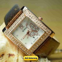 JAM TANGAN WANITA TRENDY FASHION Bonia BUTTERFLY SEGI EMPAT ta UF