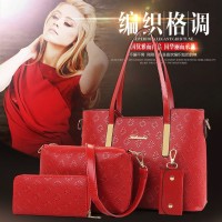 TAS HAND BAG HANDBAG BELI 1 DAPAT 4 IMPORT CROCO RED GUCCI PRADA LV
