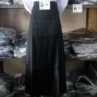 Rok Panjang Rempel Bawah Pinggang Hitam No. 2L, 3L (Seragam SMA)