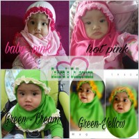 Jual Jilbab Rempel Bayi/anak Murah