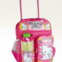 Tas Ransel Troli Anak Sekolah Perempuan Hello Kitty (KGRD67)