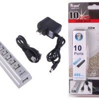 10-Port USB HUB + adaptor