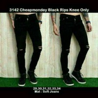 Jual Celana sobek lutut pria / jeans sobek cowok Murah