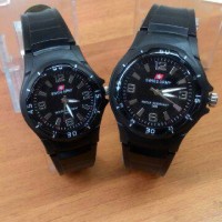 Jual JAM TANGAN SWISS ARMY RUBER COUPLE. WATER RESIST Murah