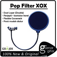 Jual Pop Filter Microphone XOX - Dual Layer Murah