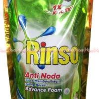 Jual Rinso Anti Noda Advance Foam 1x Kucek Rinso cair 800ml Murah