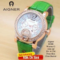 Jam Tangan Wanita A i g n e r AR308, Warna G / Hijau #Ellers