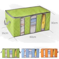 Jual Storage Bag Bamboo Charcoal / Cloth Organizer Bahan Non Woven Murah