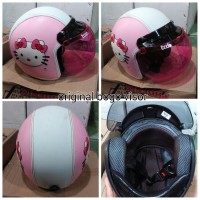 Jual HELM BOGO MOTIF HELLO KITTY KACA BOGO ORIGINAL Murah