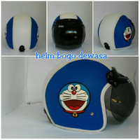 Jual Helm Bogo Motif Doraemon Timbul Kaca Bogo Original Murah