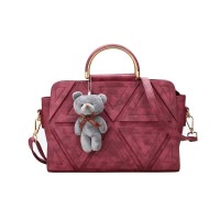 Tas selempang handbag korea import 21654 Purple Red