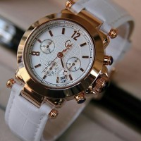 Jual Jam Tangan Wanita GC (Guess Collection) Chrono Aktif Red Leather Murah