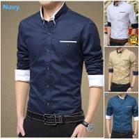 Jual Kemeja Pria Slimfit Keren Trends Futuristik Pakaian Pria Tahun Ini Murah