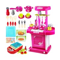 Toyogy Kitchen Set Packing Koper 008-58 Pink Mainan Anak