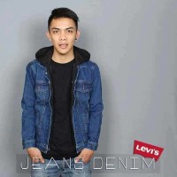Jual Jaket Jeans LEVIS BIOWASH Jaket LEVIS Denim Hoodie Pakaian Pria LEVIS Murah