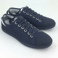 JUAL SEPATU LV SNEAKERS NAVY BLUE MIRROR QUALITY