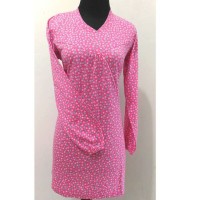 Baju atasan katun blouse polos Pakaian wanita muslim kerja putih