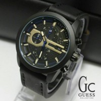 Jam Tangan Gc X-facktor Tali Kulit ( Jam Pria,Rolex,casio,diesel,Cat )