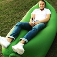 Kursi Angin pompa sofa kasur Malas udara portable lipat pantai piknik