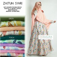 ZAITUN SYARI BY NAURA / GAMIS CANTIK BULU