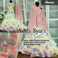 GROSIR MURAH BAJU MUSLIM adela SYARI sifon furing