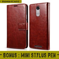 Jual Xiaomi Redmi Note 3 / Pro - Flip Cover Wallet Leather Card Slot Case Murah