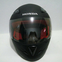 OBRAL HELM HONDA CBR MURAH BLACK DOFF HITAM DOP ORIGINAL FULLFACE