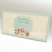 Jual Amplop Angpao WEDDING Lace and Flower PINK Murah