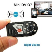 Jual Wifi IP Camera Mini Q7 Spy Hidden Camera With IR night vision P2P Murah