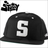 HOT ITEM - HAT - TOPI SNAPBACK CUSTOM LOGO S STUSSY 2.7 - BLAC