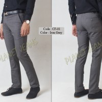 Celana Untuk Kerja Kantor / Acara Formal Slimfit Bahan Kain Pria Cf-IG