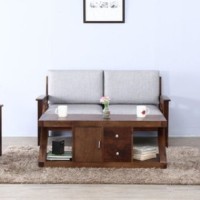 Sofa Minimalis Glentana Jati Kursi Tamu Set Jok Putih