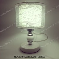 Jual Lampu Meja Sudut Nakas Kamar Tidur Modern Minimalis Shabby Chic Putih Murah