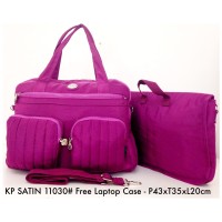 Tas Wanita Kipling Handbag Selempang Free Laptop Case Satin 11030 - 5