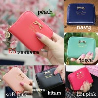 Jual dompet wanita korea import mini ribbon wallet fashion cewek Murah